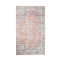 Havana Vloerkleed - Chenille Polyester, Blauw/Oranje - 160x230 cm