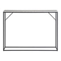 Vita Consoletafel - travertijnlook, zwart, 110x26x80cm