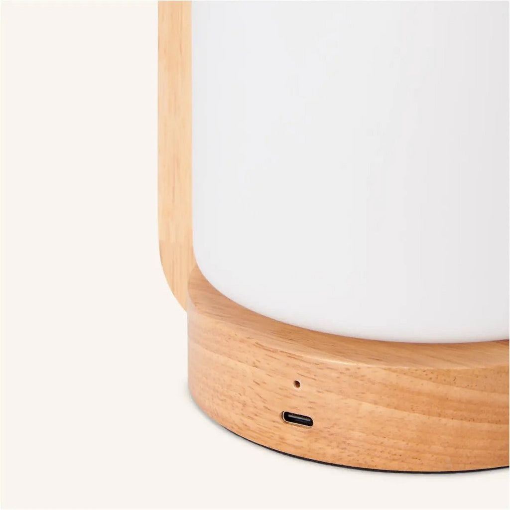 George Lichtbruine Houten Oplaadbare Lamp | Modern, veelzijdig en 3 lichtmodi
