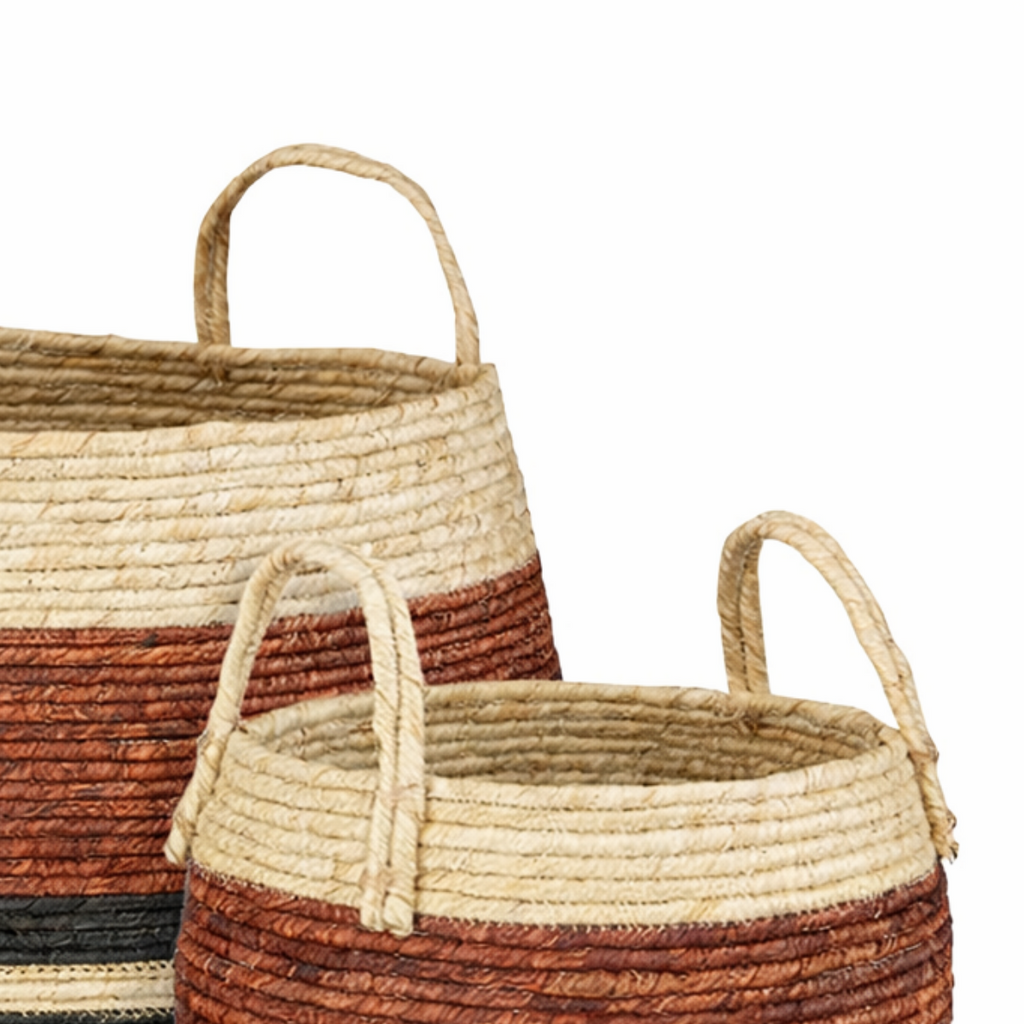 Opbergmand set  Bruin