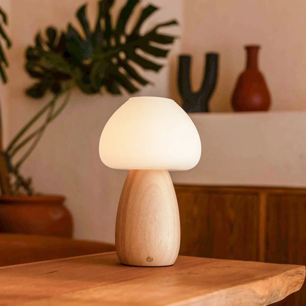 Beer Lichtbruin Oplaadbare Lamp | Draadloos, dimbaar en batterijduur tot 100 uur