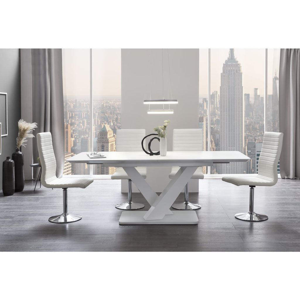 Eettafel 160/200x90 cm