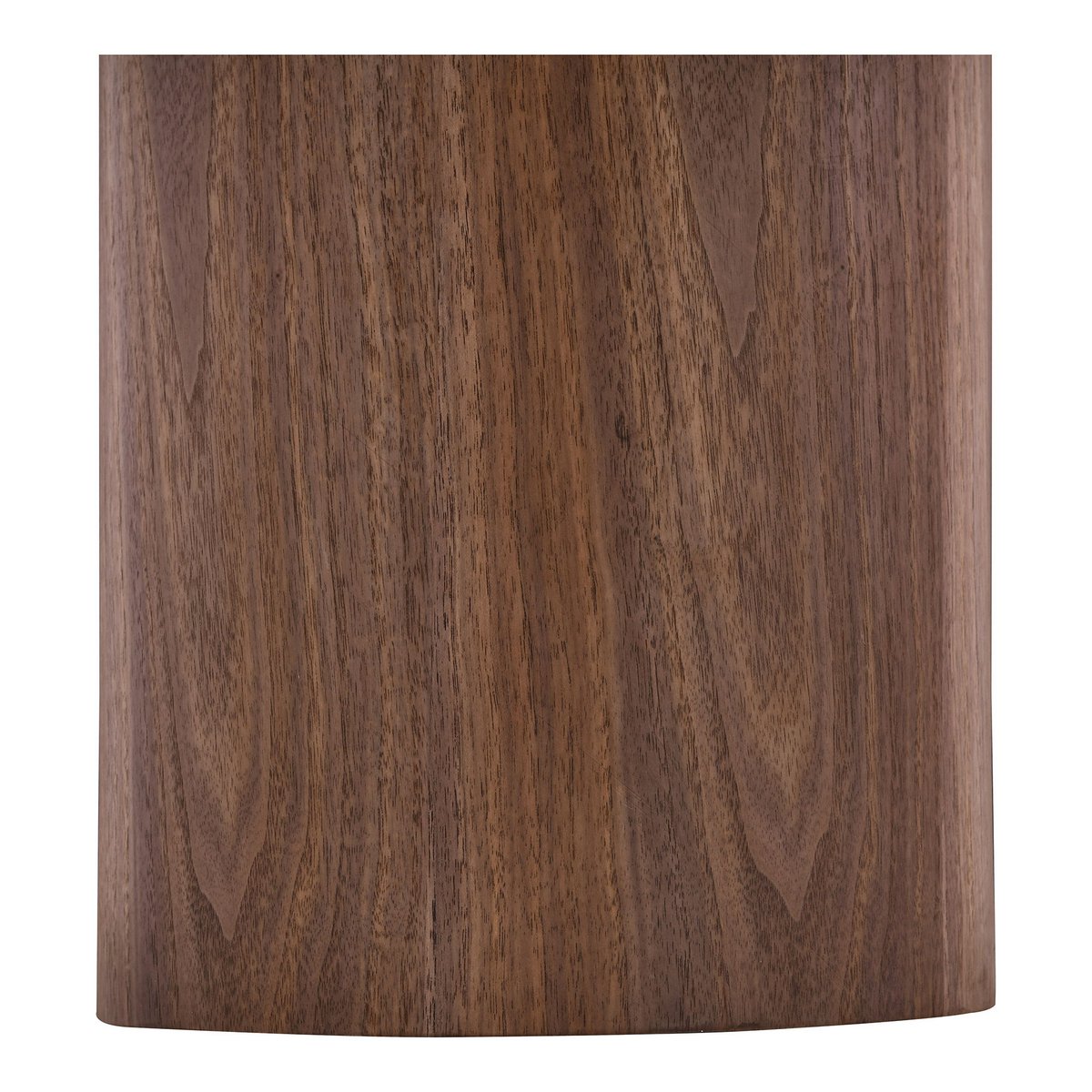 Noli Salontafel, tafelblad keramiek/essenfineer, wit/donkerbruin, ø60x42 cm