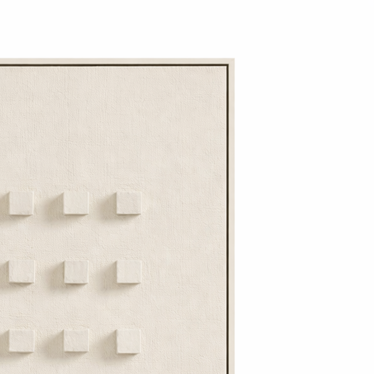 Wanddecoratie  Gebroken wit