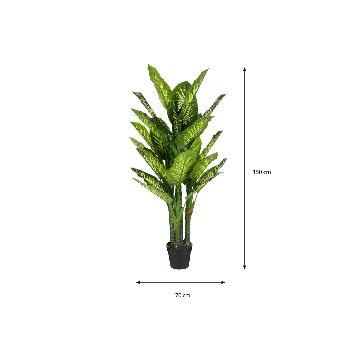 Kunstplant Dieffenbachia Groen