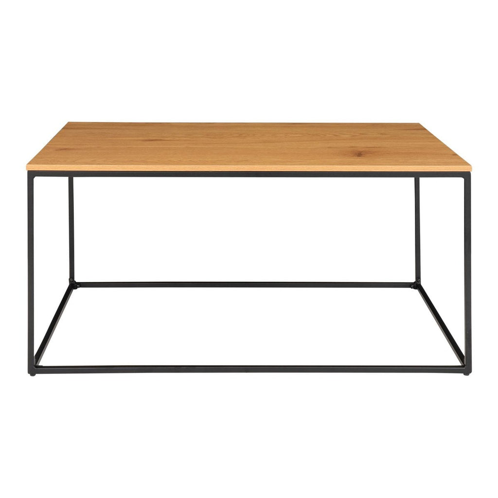 Vita Salontafel - eikenlook, zwart, 60x90x45cm