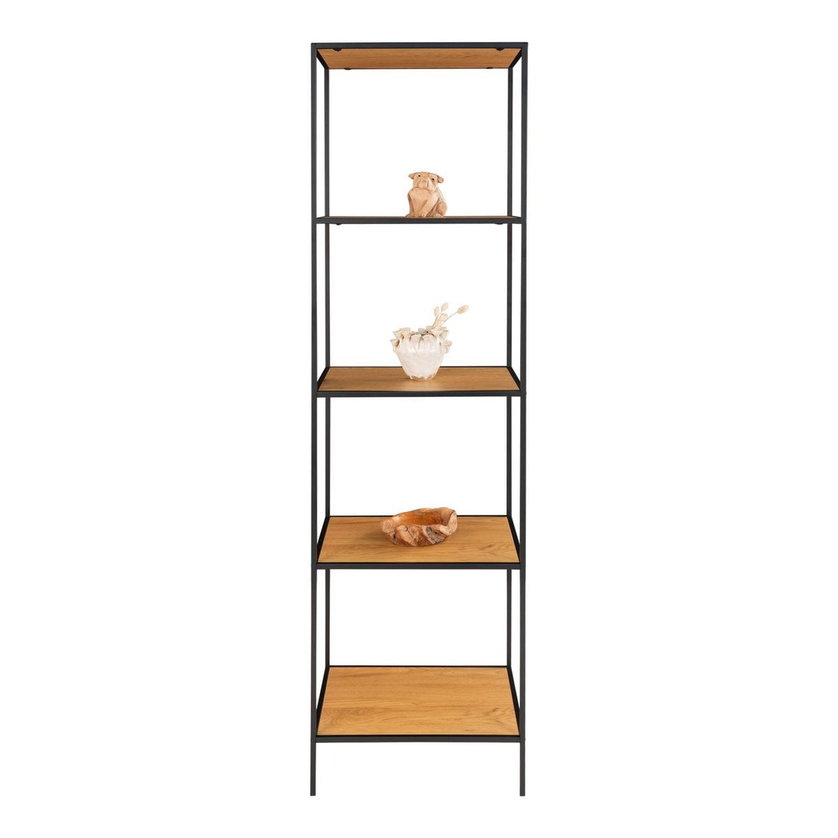 Vita Plank - Natuurlijke eikenlook, staal, 51x36x170cm