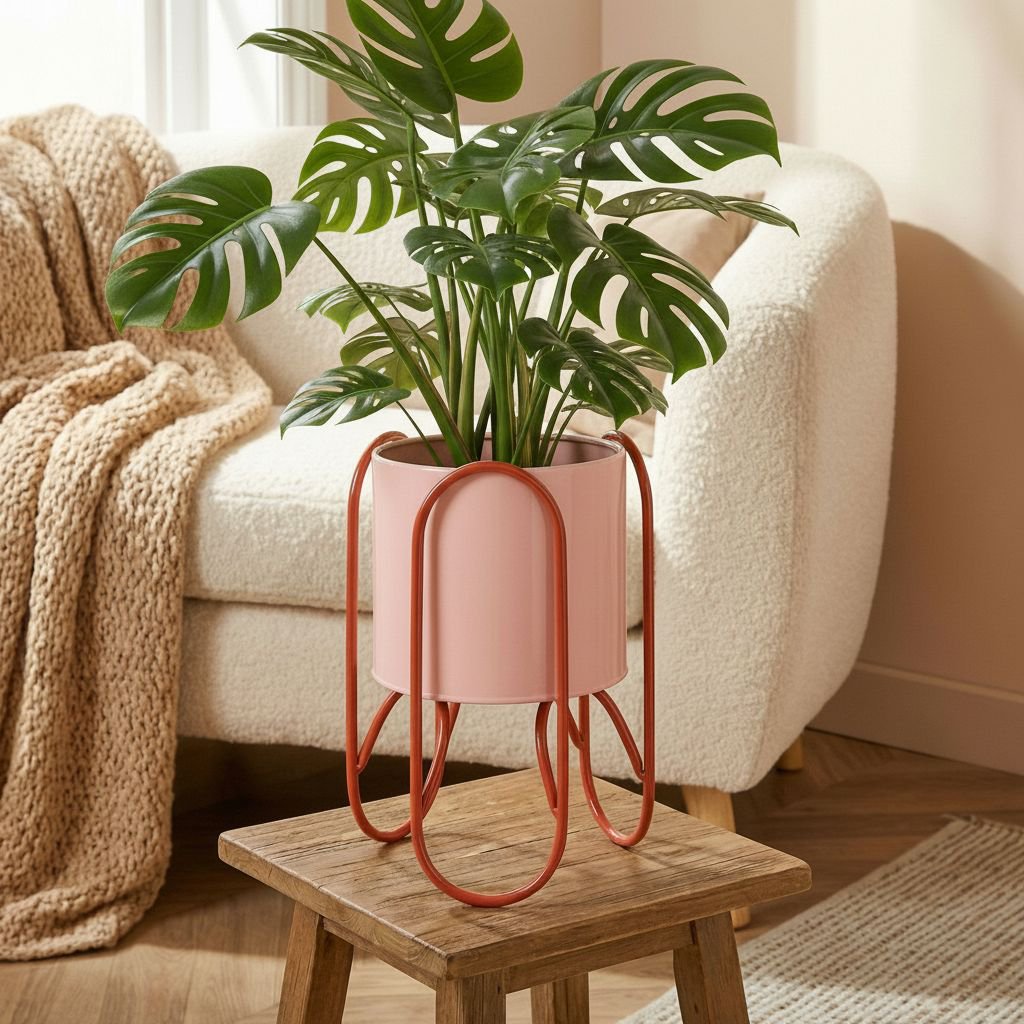 Bloempot binnen Donau Roze