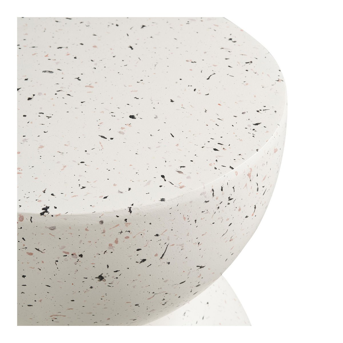 Bonita Bijzettafel, fiberclay, terrazzo-look, ø40x45 cm