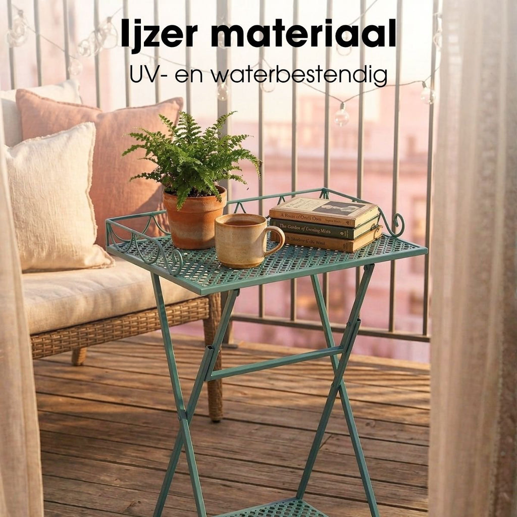 Bijzettafel buiten Marseille Groen