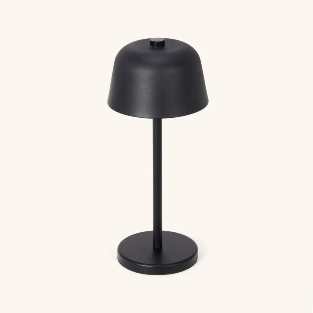 Anton Zwarte Oplaadbare Tafellamp | Stijlvolle en draadloze verlichting