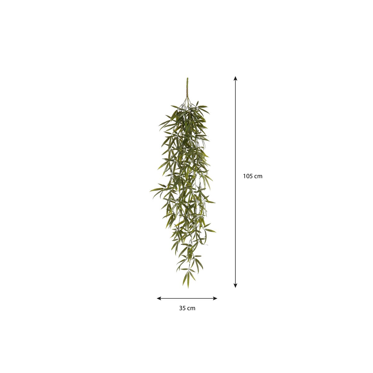 Kunst hangplant  Groen