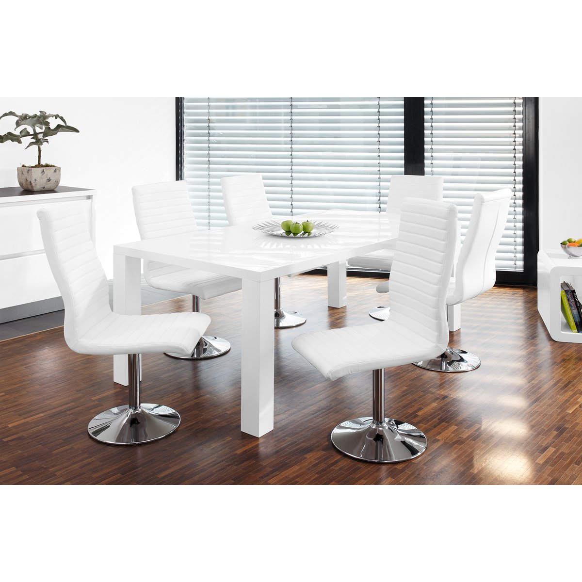 Eettafel 140x90x76 cm wit