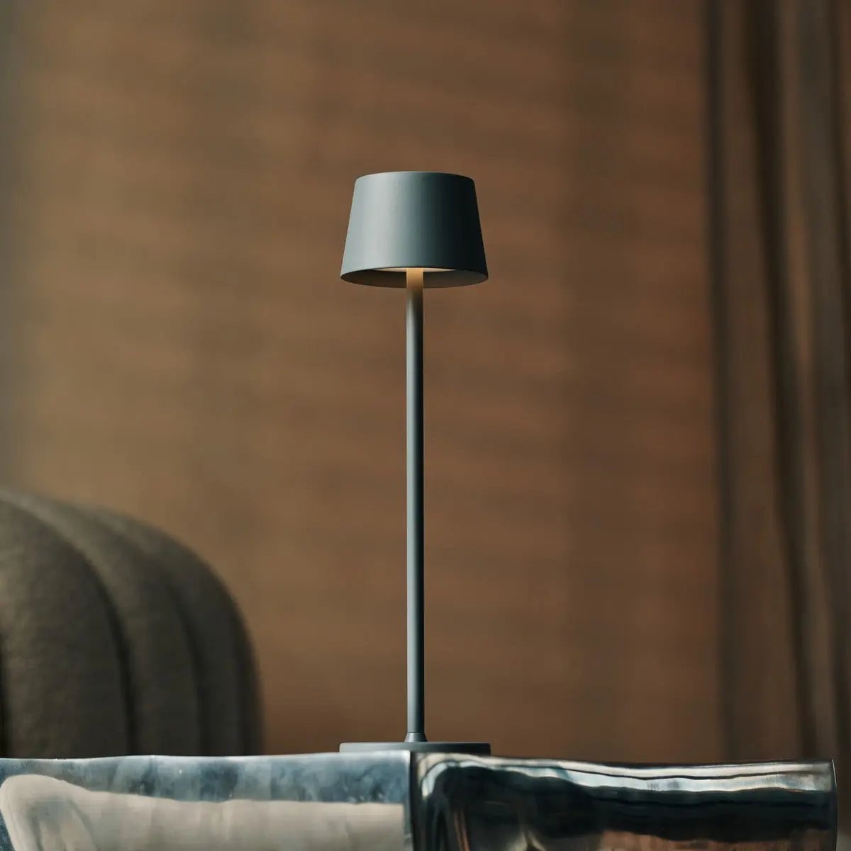 Vondel Mini Mouse Grijs Snoerloze Lamp | Dimbaar en perfect voor horeca