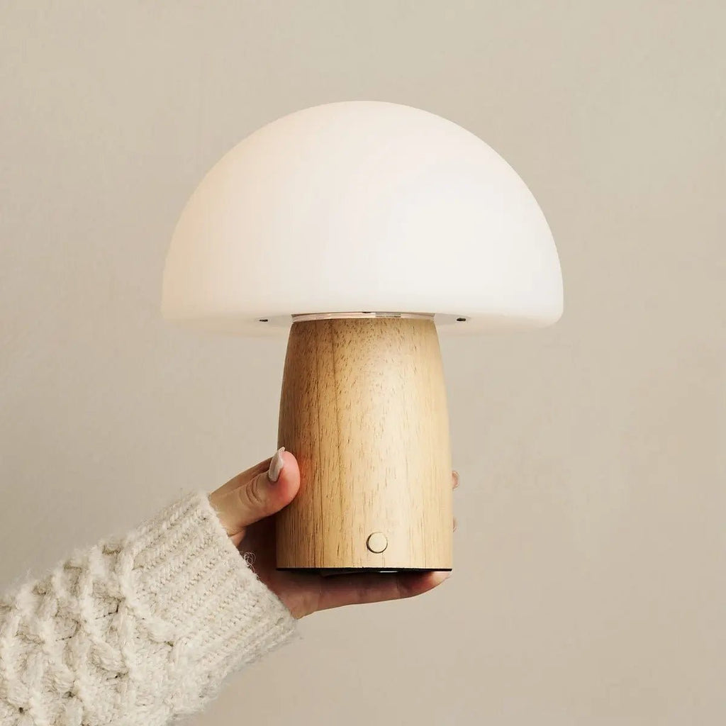 Mia Lichtbruine Stijlvolle Draadloze Tafellamp | Elegant, dimbaar en functioneel