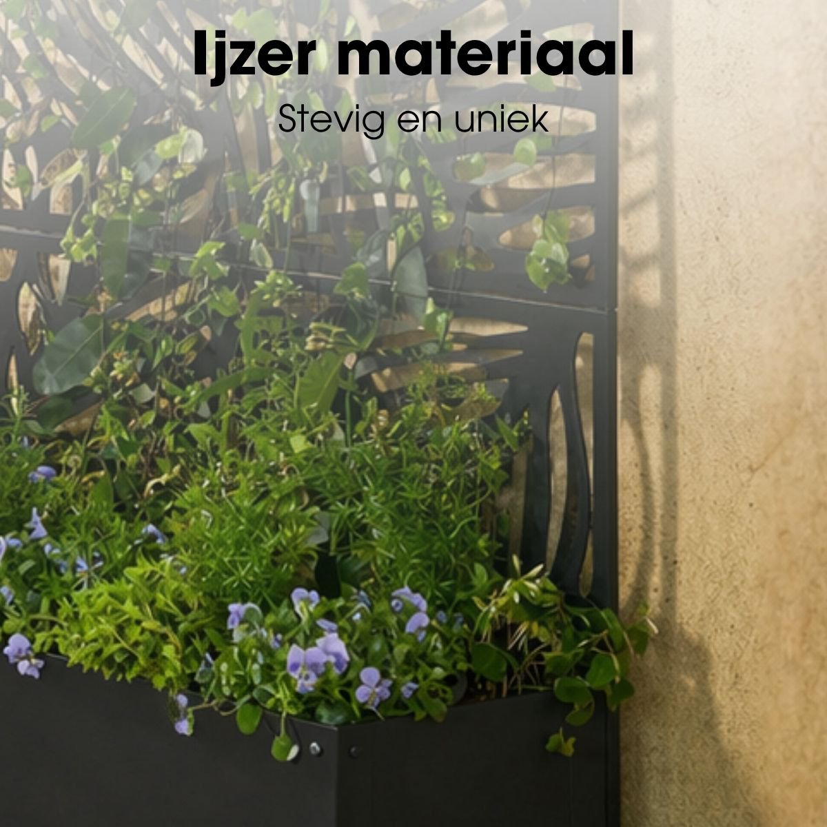 Plantenstandaard buiten Sapri Zwart