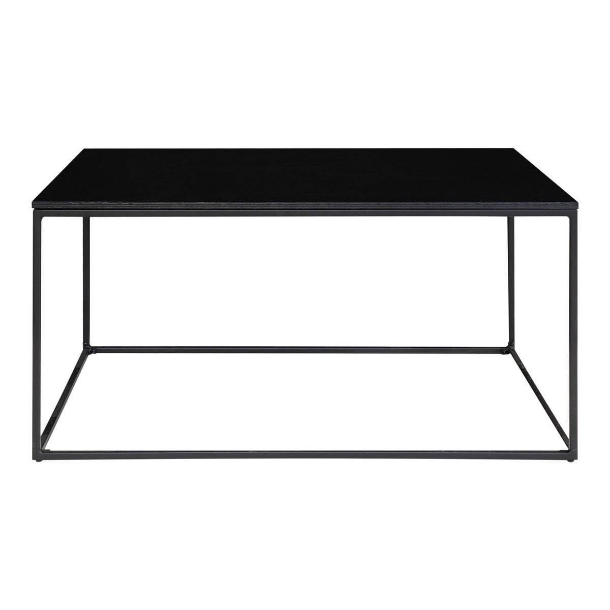 Vita Salontafel - zwart, staal, 60x90x45cm