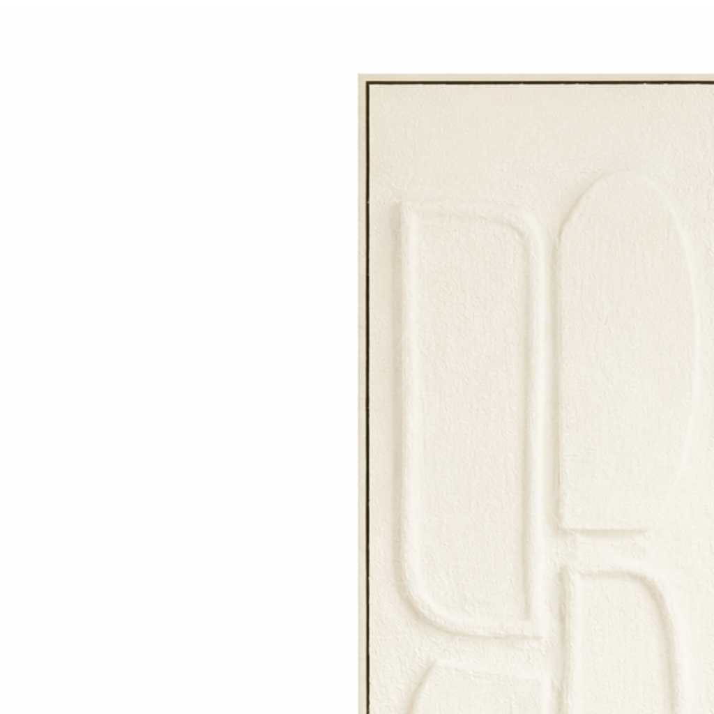 Wanddecoratie  Gebroken wit