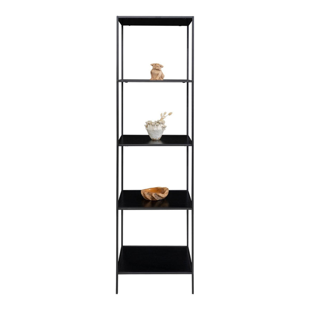 Vita Plank - zwart, staal, 51x36x170cm