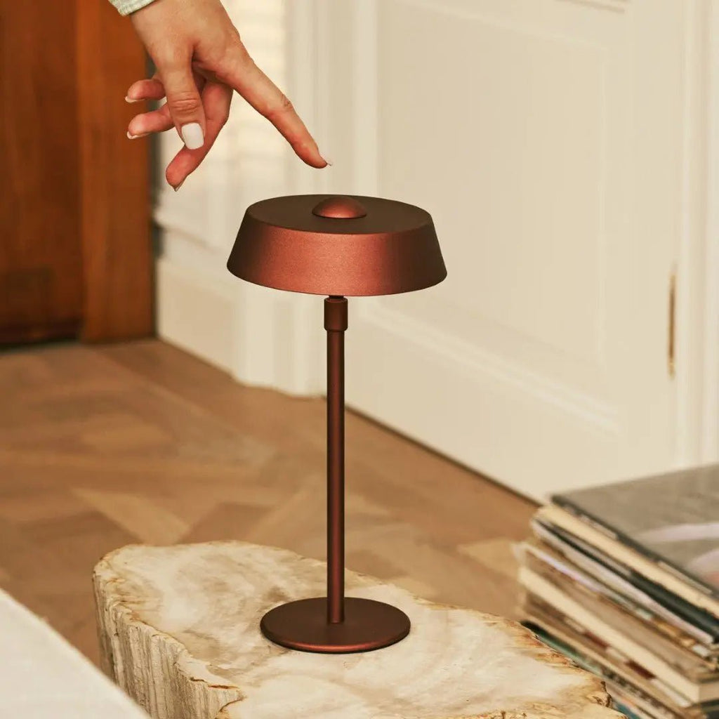 Luca Bronzen USB Oplaadbare Lamp | Minimalistisch, speels & dimbaar