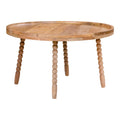 Jammu Salontafel - Mangohout, Naturel - Ø60x35 cm