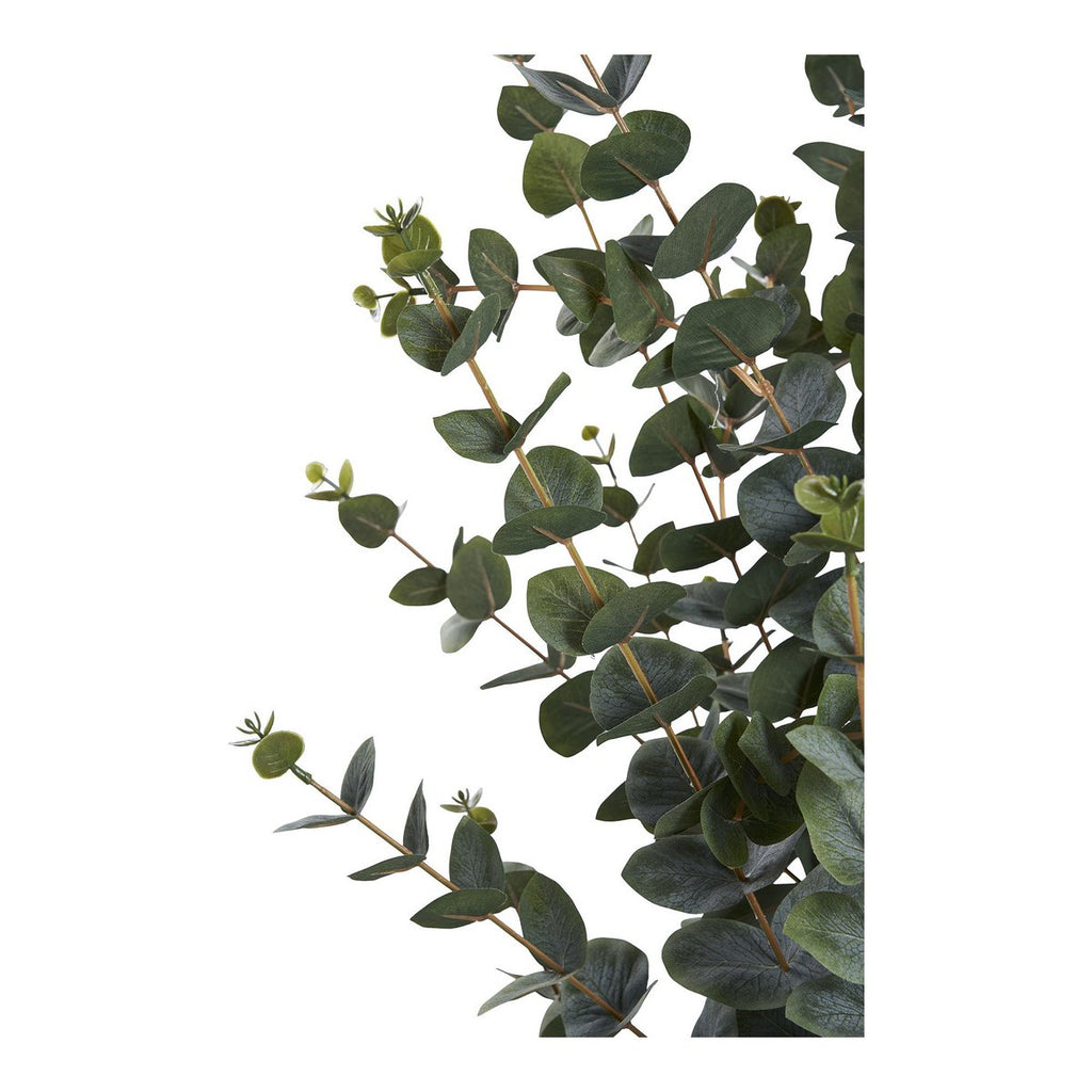 Eucalyptusboom - Groen, PE-kunststof, polyester, draad, cement, 120 cm