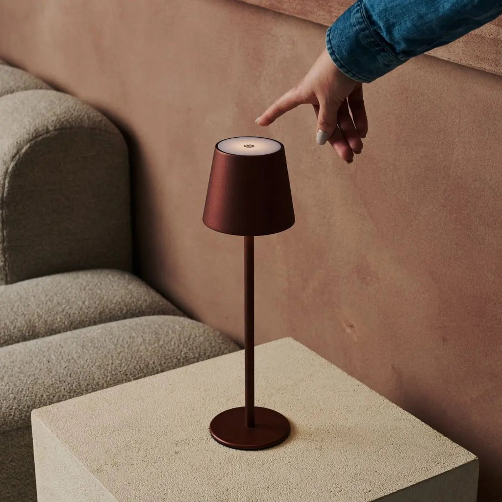Jasper Brons Draadloze Lamp met Batterij | Dimbaar en 3 lichtniveaus