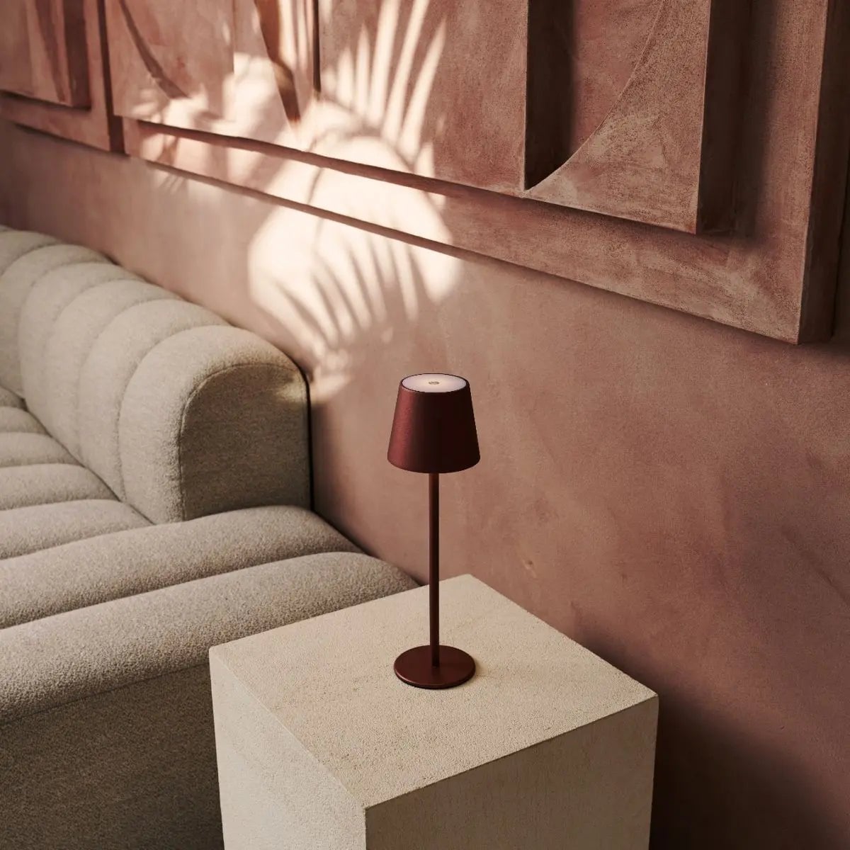 Jasper Brons Draadloze Lamp met Batterij | Dimbaar en 3 lichtniveaus