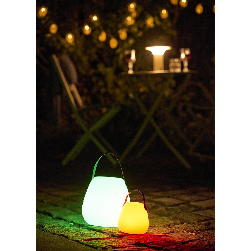 Derry LED-lamp, oplaadbaar, wit, ø21 cm
