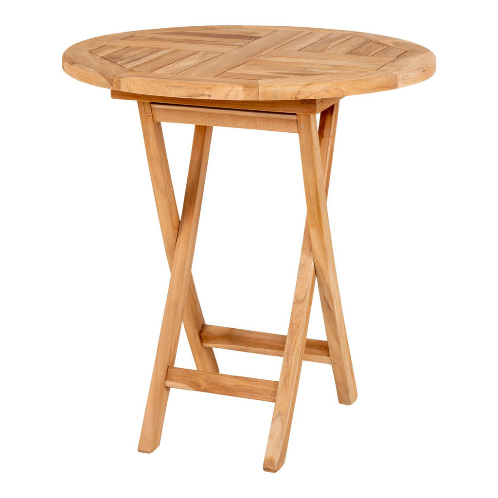 Oviedo Bijzettafel - Natuurlijk, Teak, Ø70x75 cm