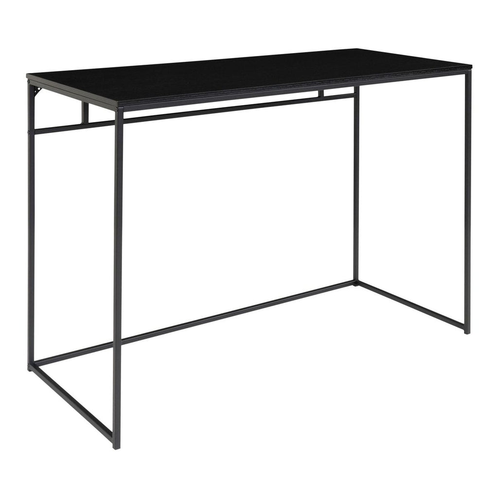 Vita Bureau - zwart, staal, 100x45x75cm