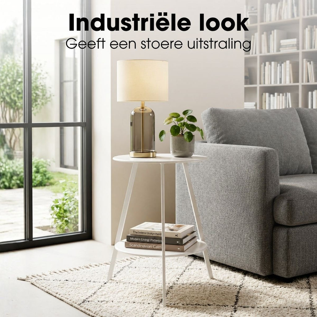 Bijzettafel buiten Seatle Wit