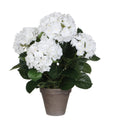 Kunstplant Hydrangea Wit