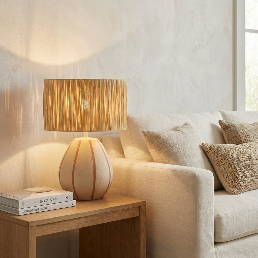 Tafellamp Denton Beige