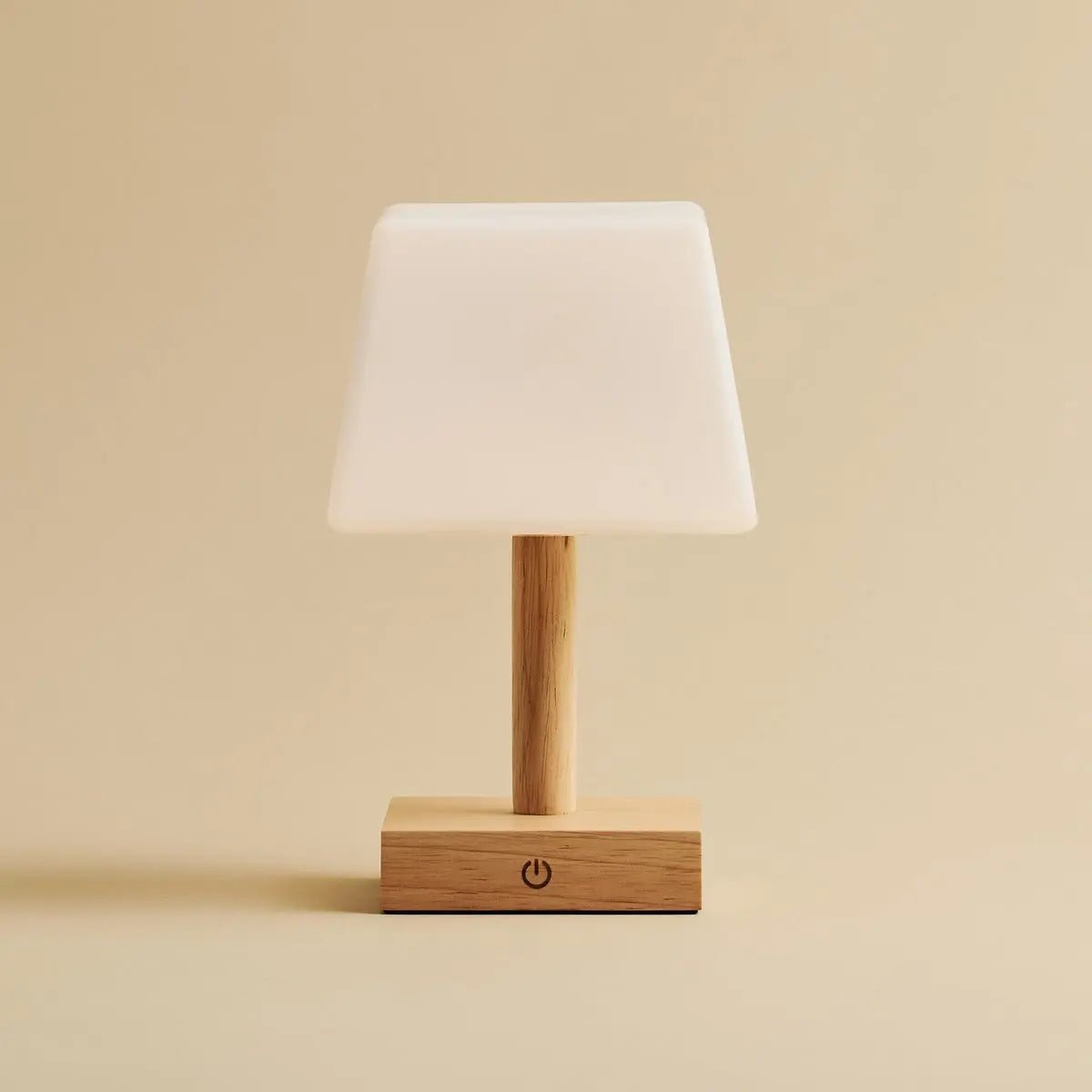 Tommy Lichtbruine Houten Tafellamp | 3 lichtmodi, elegant en duurzaam