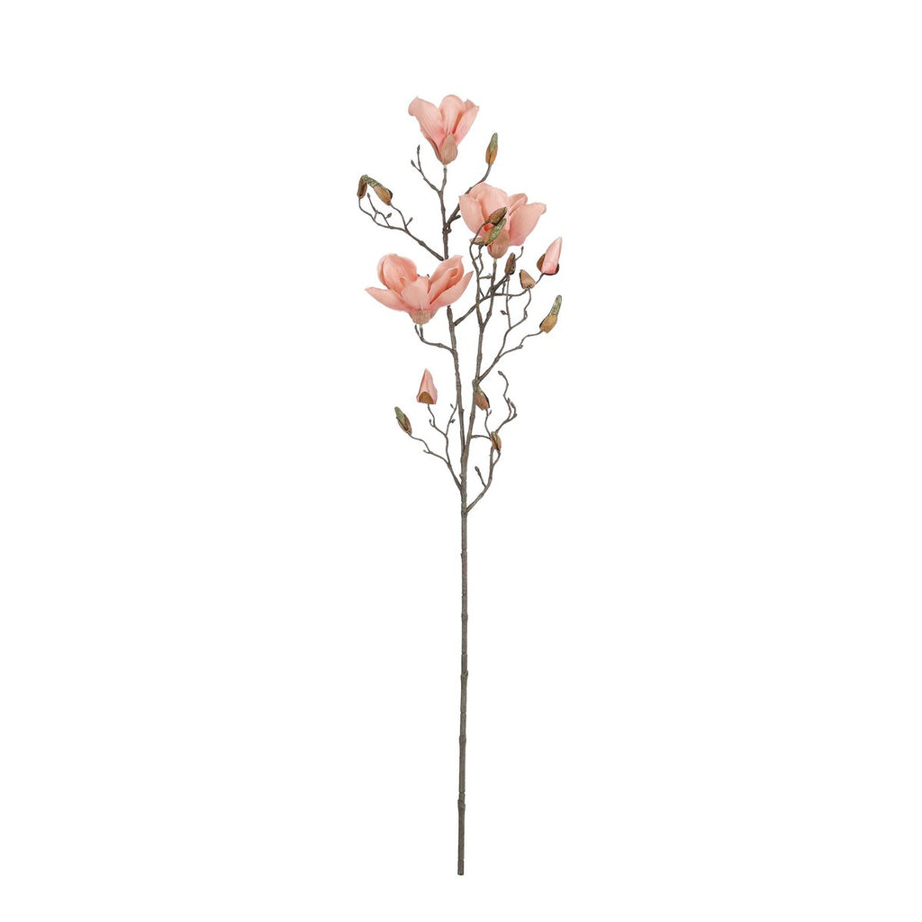 Kunstbloem Magnolia Perzik