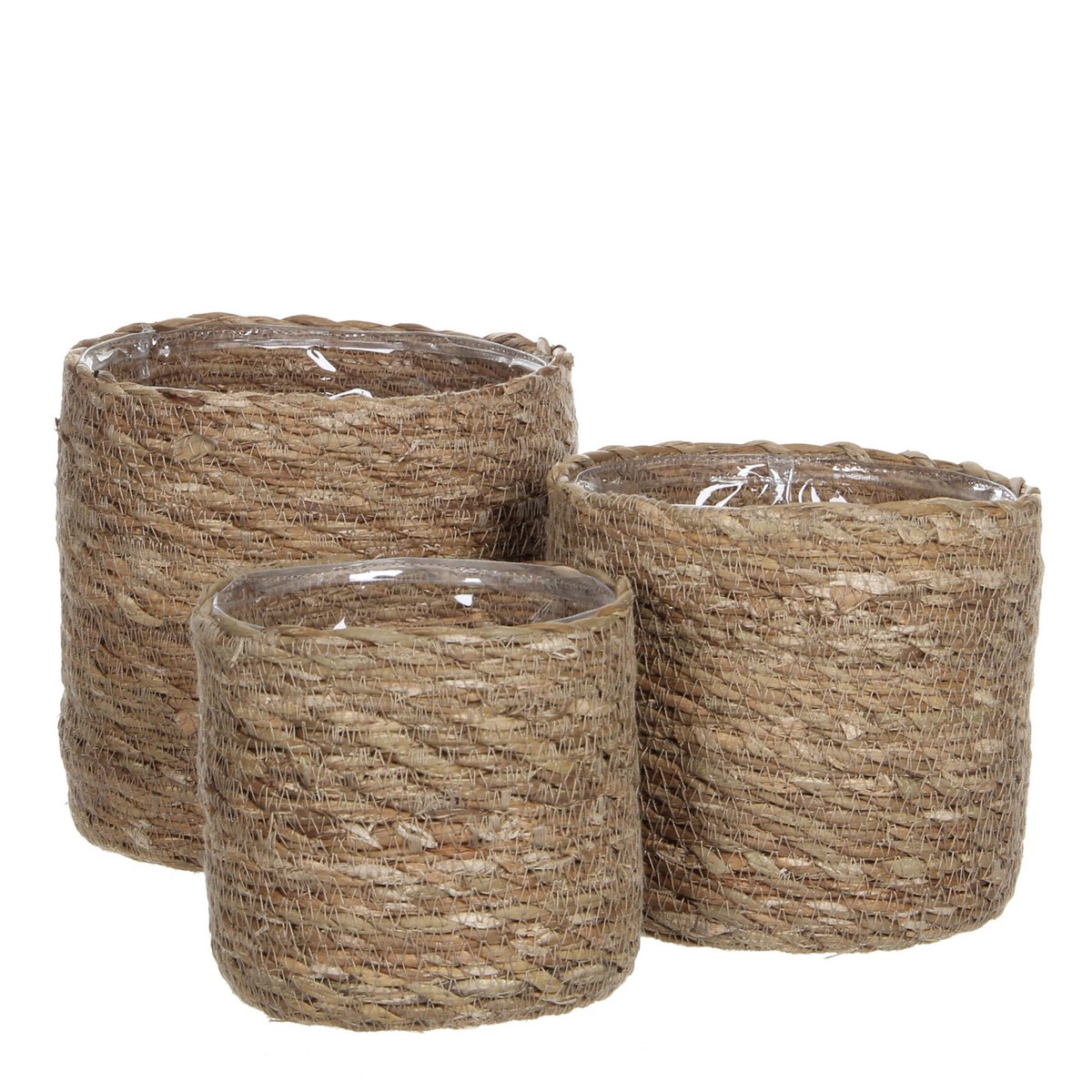 Plantenmand set Atlantic Lichtbruin