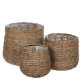 Plantenmand set Avalon Lichtbruin