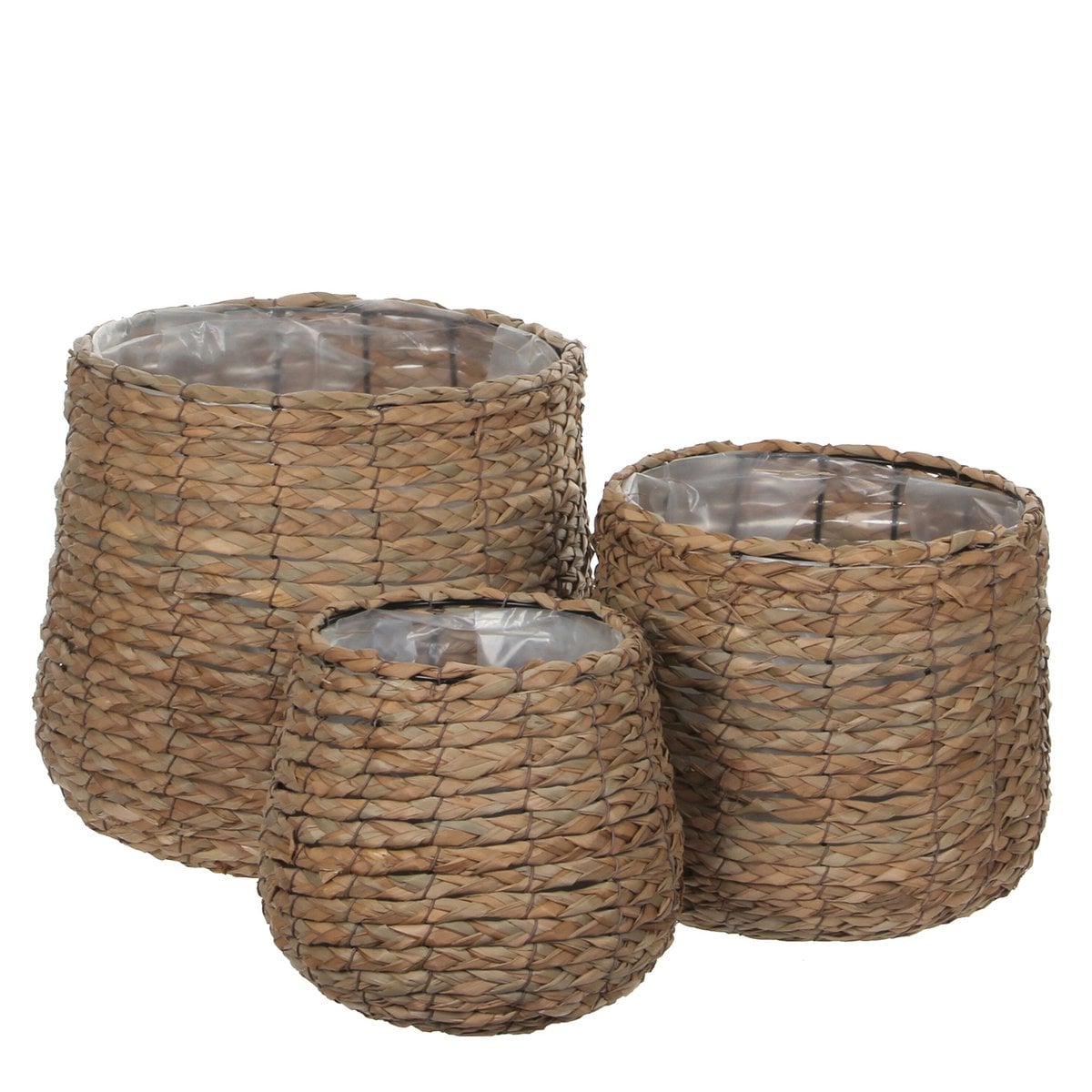 Plantenmand set Avalon Lichtbruin