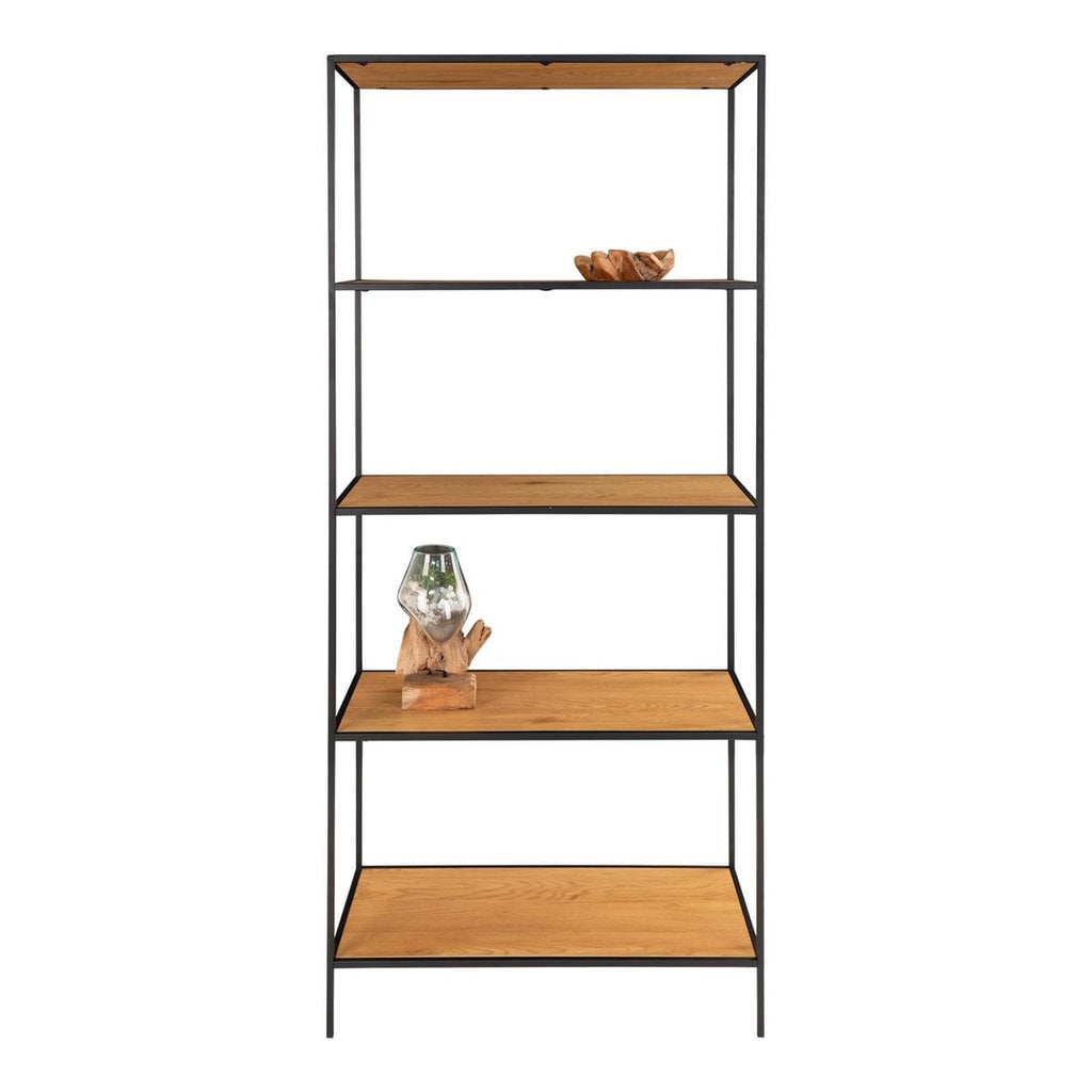 Vita Plank - eikenlook, staal, 80x36x170cm
