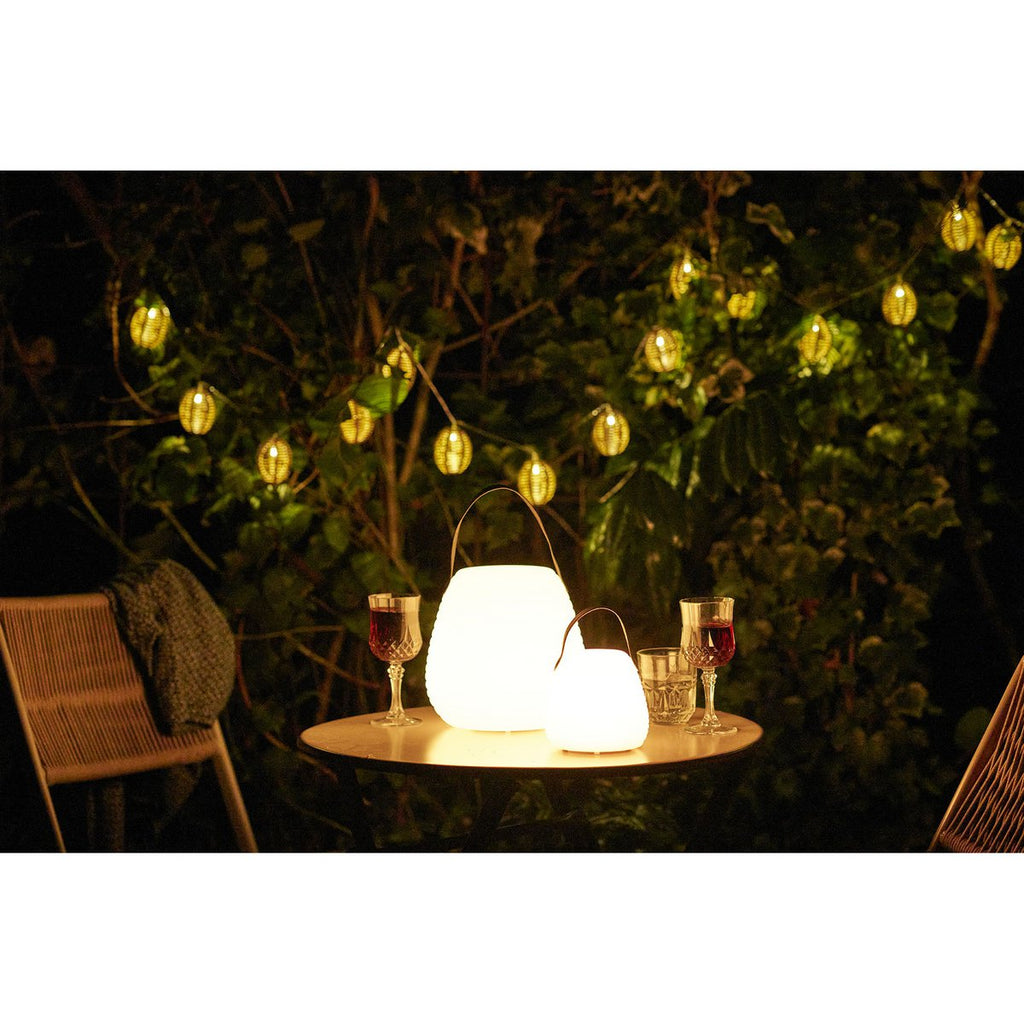 Derry LED-lamp, oplaadbaar, wit, ø21 cm