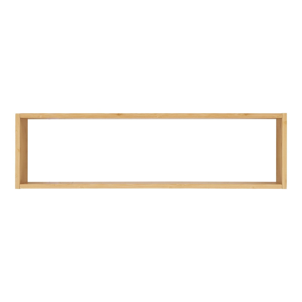 Ember Wandplank - Naturel, Bamboe, 70x15x19,5 cm