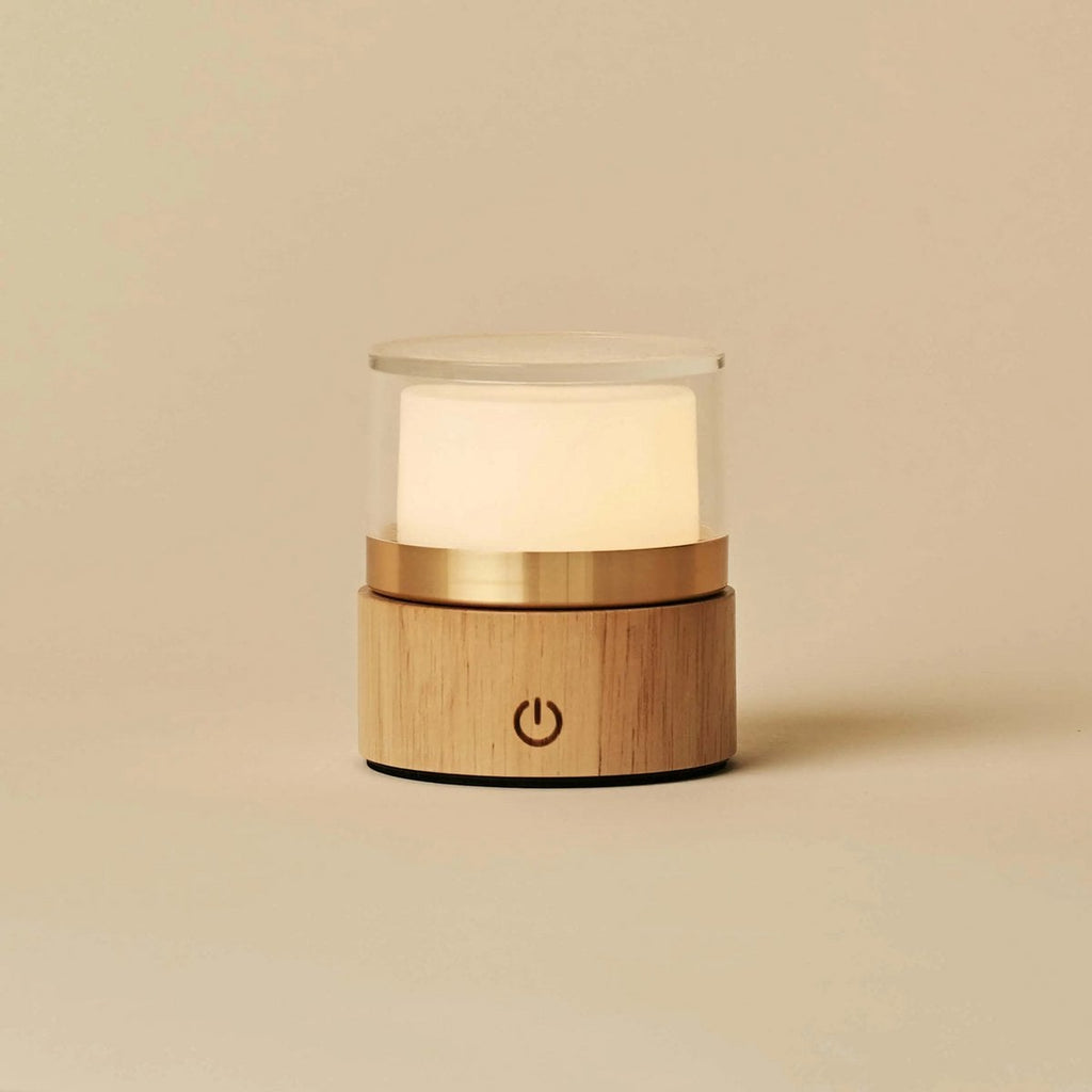 Leo Lichtbruine Draadloze Oplaadbare Lamp | Compact, dimbaar en USB-oplaadbaar