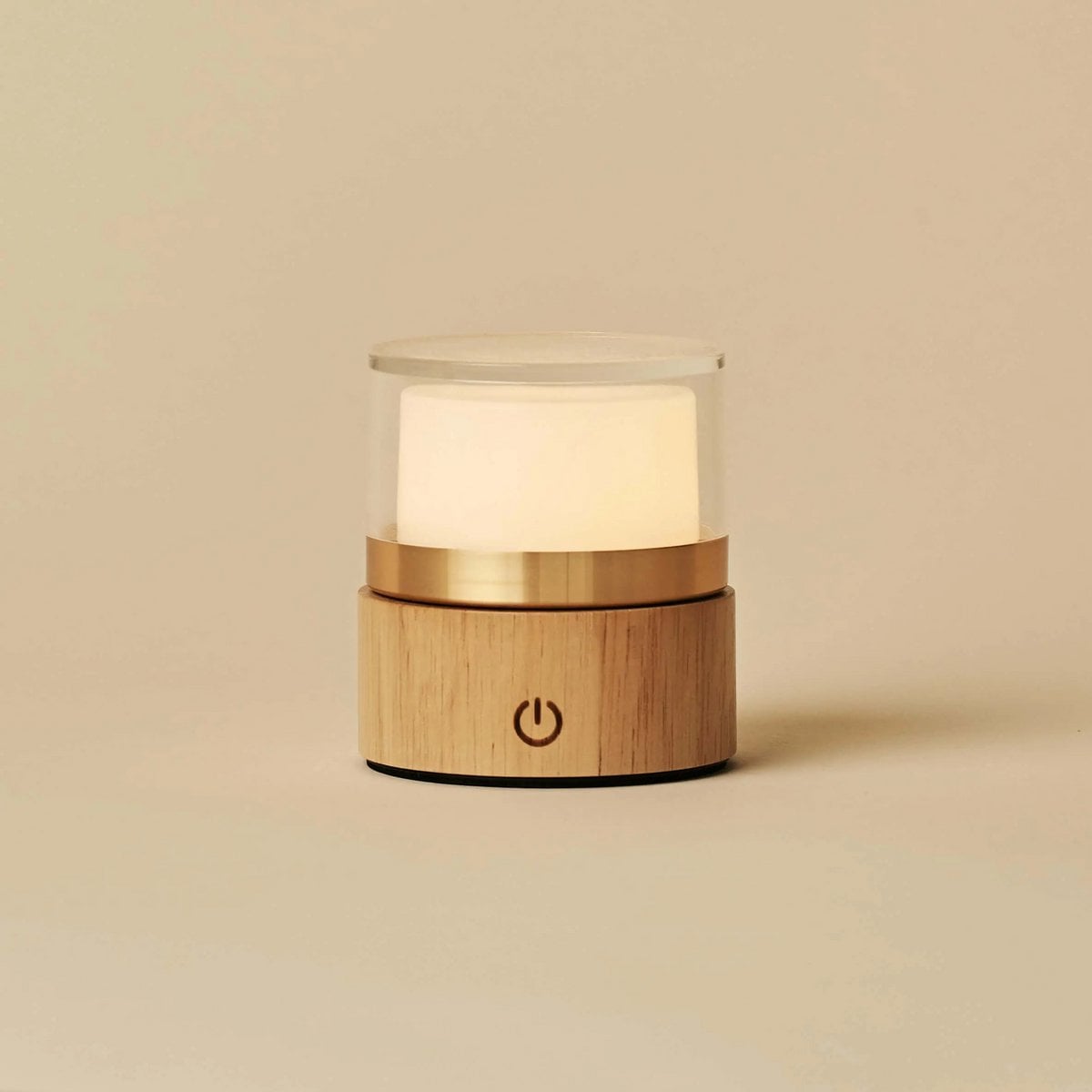 Leo Lichtbruine Draadloze Oplaadbare Lamp | Compact, dimbaar en USB-oplaadbaar