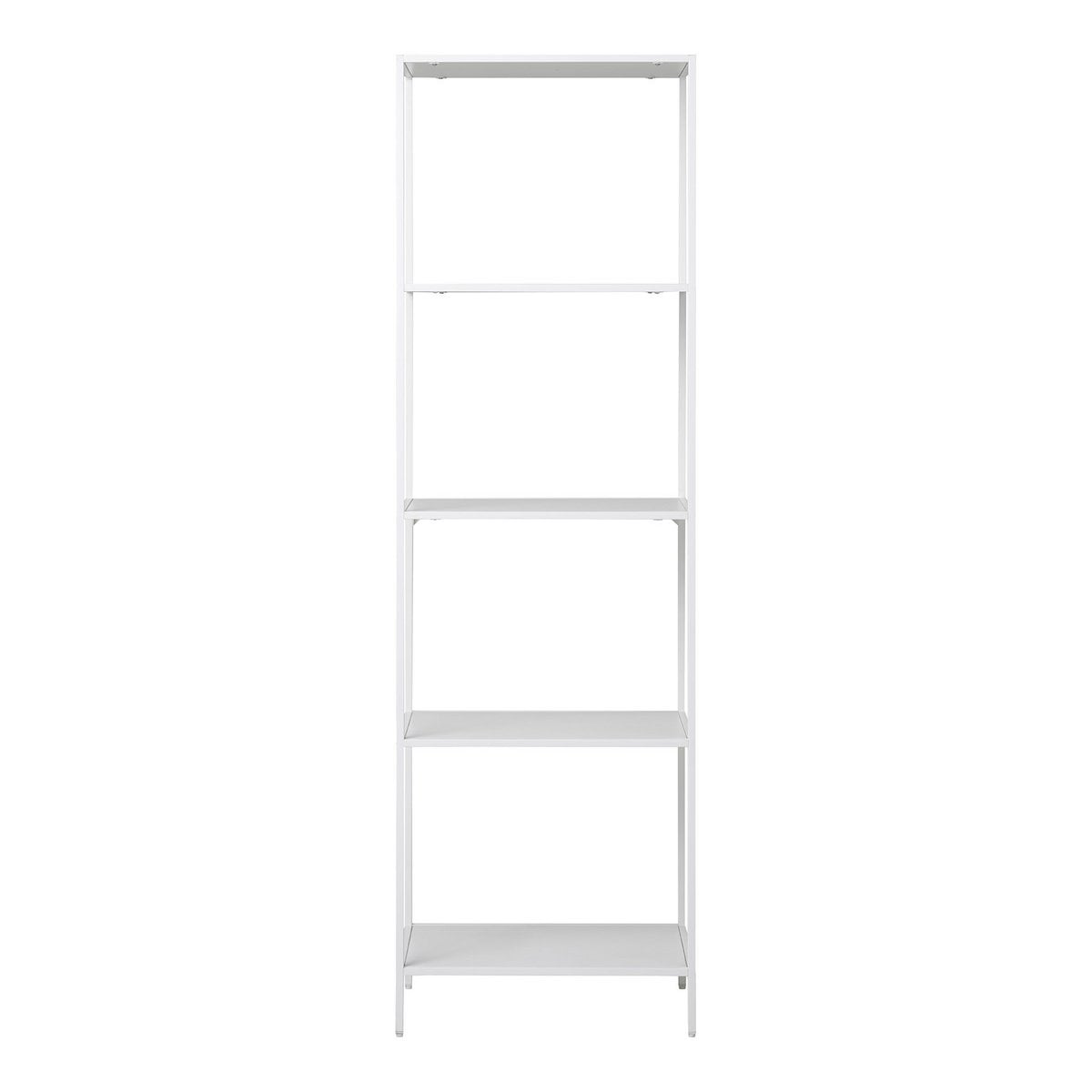Vita Plank - wit, staal, 51x35x170cm