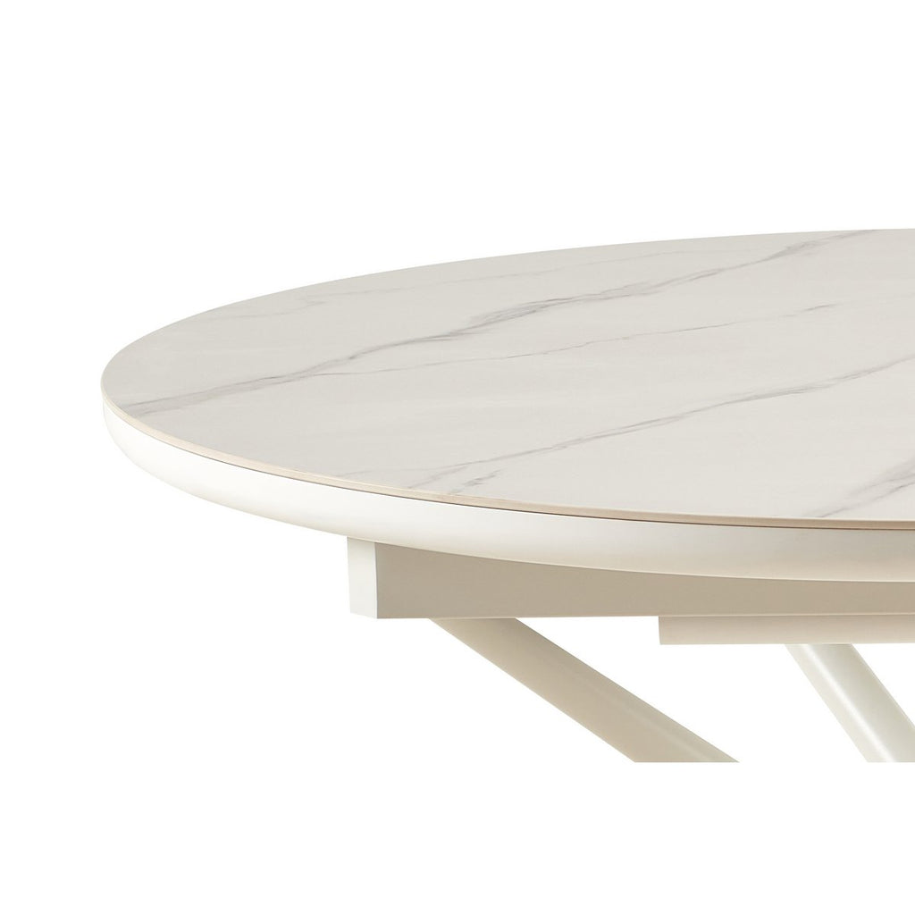 Eettafel Ø120 cm wit