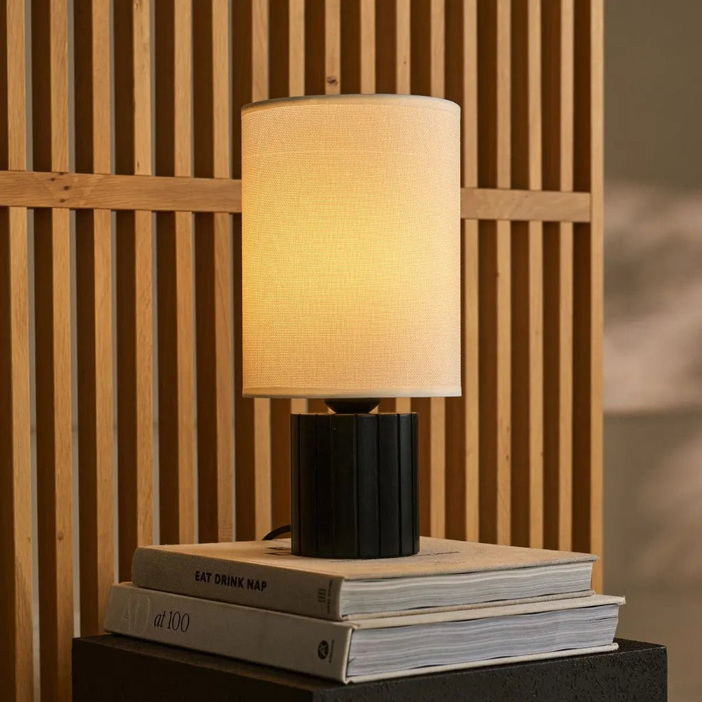 Kiko Zwarte Tafellamp | Gezellige bureaulamp met E27 fitting