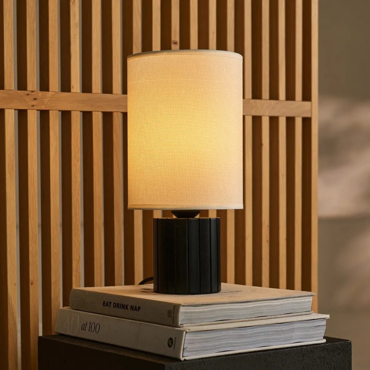 Kiko Zwarte Tafellamp | Gezellige bureaulamp met E27 fitting