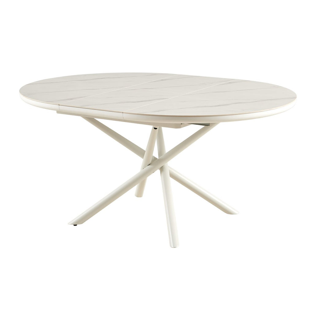 Eettafel Ø120 cm wit