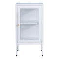 Dalby Kast - Wit, Staal/Glas, 38x35x70 cm